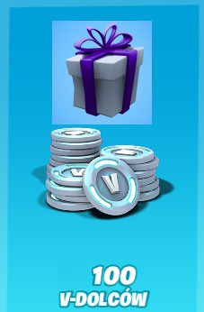 Fortnite: 100 V-Dolce w postaci giftu.