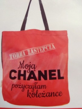 "Chanel" duża porządna torba shopperka jakość