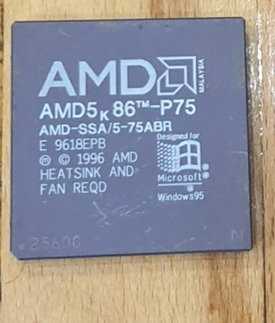 Procesor RETRO AMD K5 75 - AMD-SSA/5-75ABR Unikat