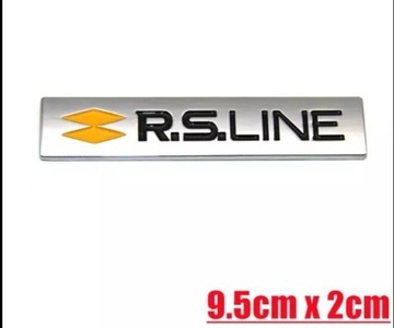 Znaczek Renault R.S. LINE Megane Captur  Arkana 