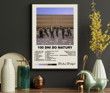 Plakat w ramce Mata "100 dni do matury" | A3