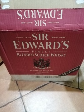 Butelki po whisky Sir Edward's 2,5 l 3 sztuki 