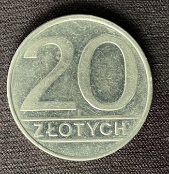 Moneta 20 zł 1986 r