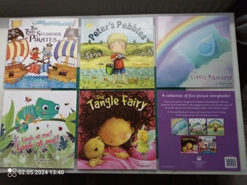 Zestaw 5 książek dla dzieci nieużywane angielskie
