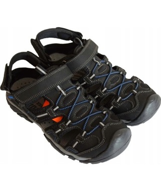 SANDAŁY MĘSKIE SPORTOWE BADOXX 41/46 BLACK/BLUE