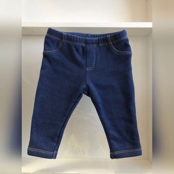 SLIM FIT jeans 62/68 NOWE ocieplane mięciutkie
