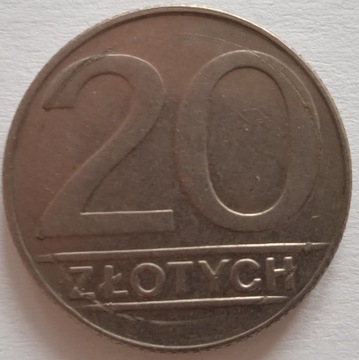 Moneta 20zł z 1989