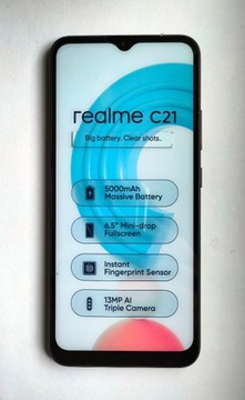 Atrapa telefonu realme C21