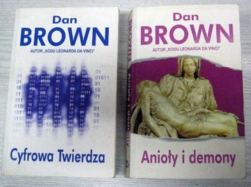 Dan Brown Cyfrowa twierdza + Anioły i demony -kpl