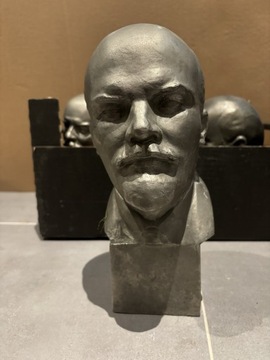 Figura rzeźba popiersie z brązu Lenin Rosja