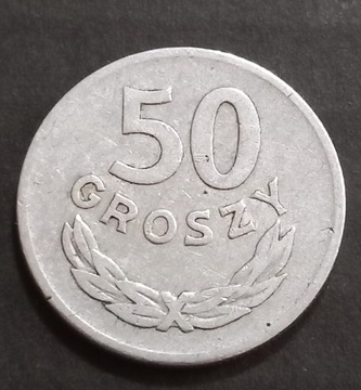 50 groszy z 1949 r.Bez mennicy obiegowa 