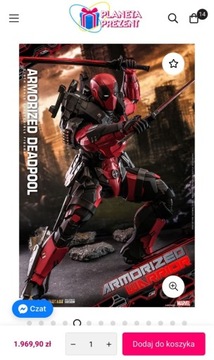 Armorized Deadpool Hot Toys figurka 1/6 nówka