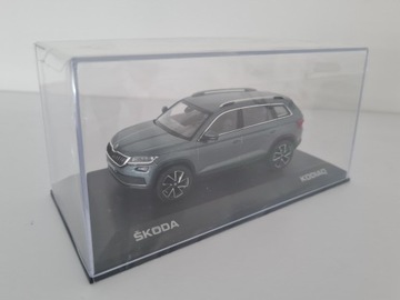 MODELIK 1:43 SKODA KODIAQ SZARY