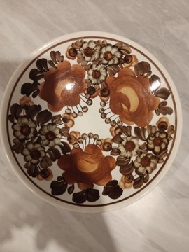 Ozdobny ceramiczny talerz Koło fajans 
