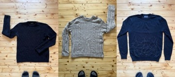 3x gruby sweter:  Reserved + handmade