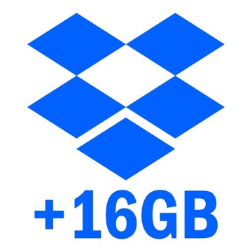 DROPBOX DOŁADOWANIE +16GB NA ZAWSZE