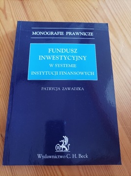 "Fundusz inwestycyjny w systemie instytucji"