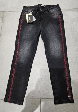 Luizza jeansy, spodnie r.46