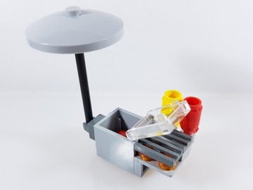 LEGO PRZEDMIOTY GRILL Z PARASOLKĄ