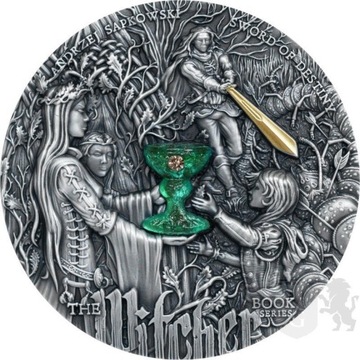 Moneta Wiedźmin 5$ Miecz Przeznaczenia, numer 1456