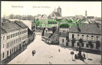 BRANIEWO Braunsberg rynek pomnik 1907