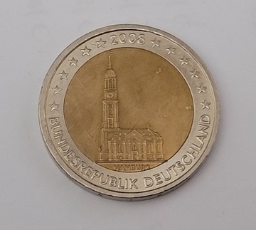 2 Euro DEUTSCHLAND 2008 literka J