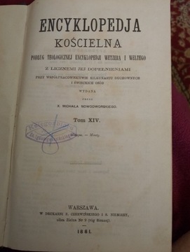 Encyklopedja kościelna r.1881