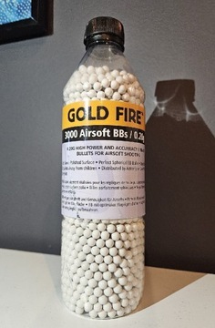 Kulki ASG 3000 szt. Gold Fire 0.20g Airsoft Bbs