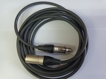 Kabel mikrofonowy XLR-XLR - Neutrik, Klotz MY206 - 4 metry
