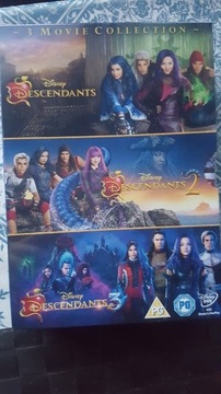 Następcy - Descendants 1+2+3 - 3 DVD 1i2pl i 3eng