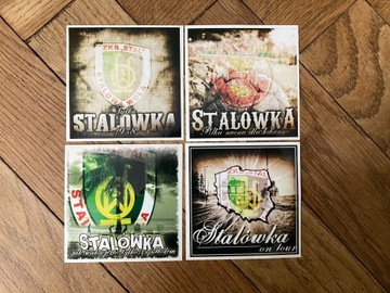 Zestaw naklejek wlepek vlepek stal stalowa wola