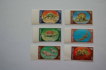 Bułgaria Sw 3854-59** dinozaury