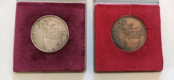 Medale 75 Lat Ruchu Filat. w Polsce 1968 Kraków
