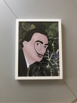 Botaniczny plakat z Salvadorem Dali