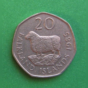 Falklandy 20 pensów, 1985