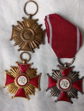 Krzyż Zasługi RP 3 szt