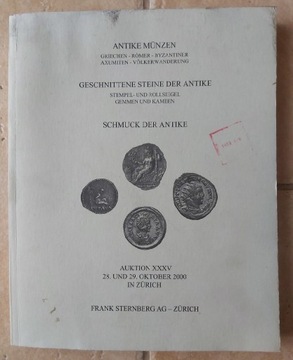 Katalog aukcyjny monet Zürich. Złote i antyczne.
