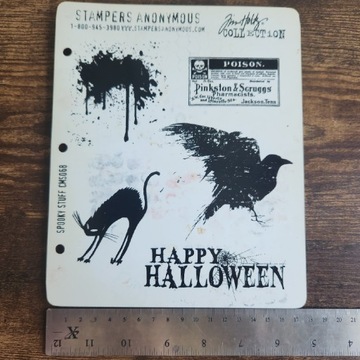 Stemple gumowe Stampers Anonymous Tim Holtz - Spooky Stuff CMS068