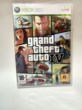 GTA IV Grand Theft Auto IV Xbox 360 (NOWE W FOLII)