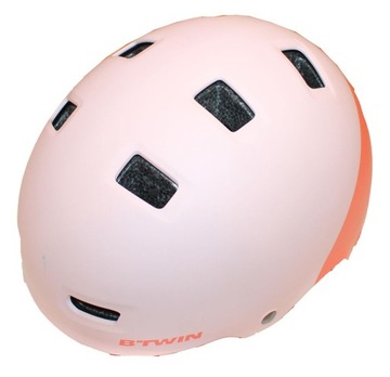 Kask rowerowy dziecko Decathlon BTwin TEEN520 Pink