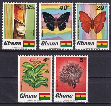 Ghana 1968** cena 9,90 zł kat.9,25€ - motyle