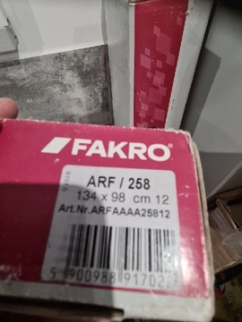 Roleta dachową Fakro arf 258