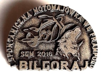 Pin motocyklowy I Motomajówka  Frampol Biłgoraj