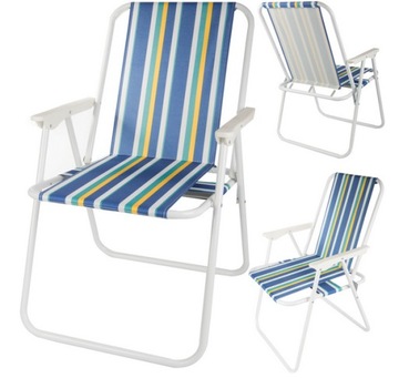 Krzesło składane ogrodowe turystyczne plażowe lekkie biwakowe pod namiot 