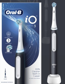 Szczoteczka elektryczna Oral-B iO Series 3 Czarny Matowy