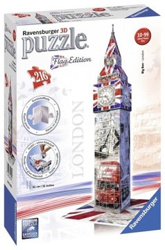 Ravensburger Puzzle 3D Big Ben Flag Edition 216 el.