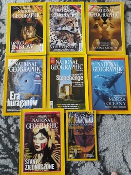 National Geographic. 8 sztuk. 1999-2008 i wyd. spe