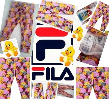 Fila Langendorf AOP - legginsy w rozmiarze 86/92