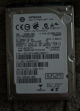 Dysk Hitachi HDD 7K500-500 500GB