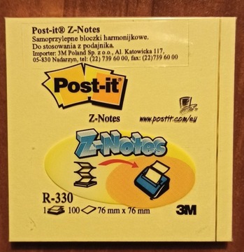Karteczki Post-it Z-Notes 76x76 